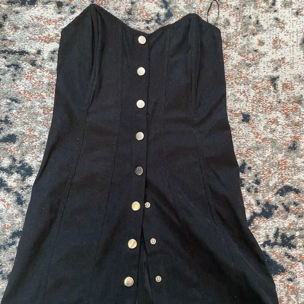 Urban outfitters corduroy boned mini dress size medium
